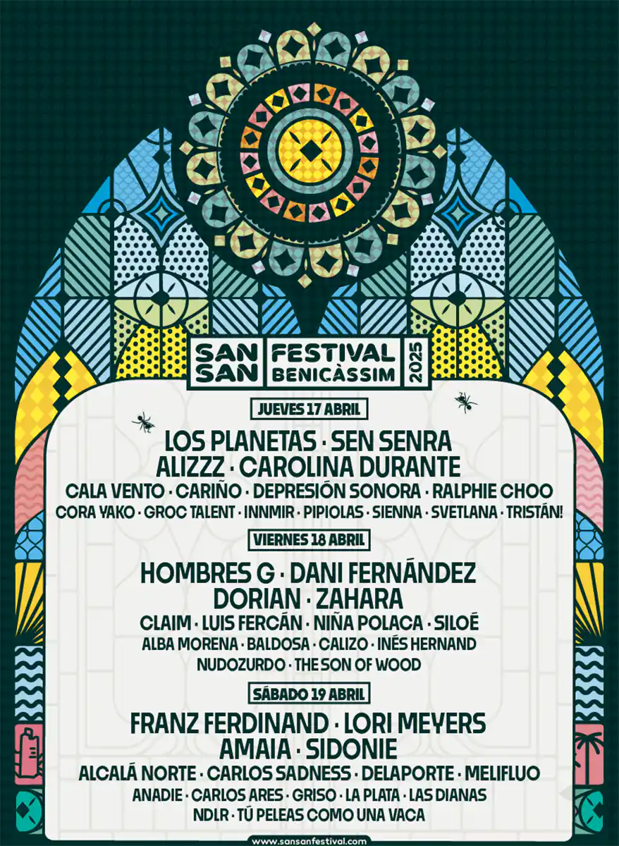 Cartel del SanSan Festival 2025